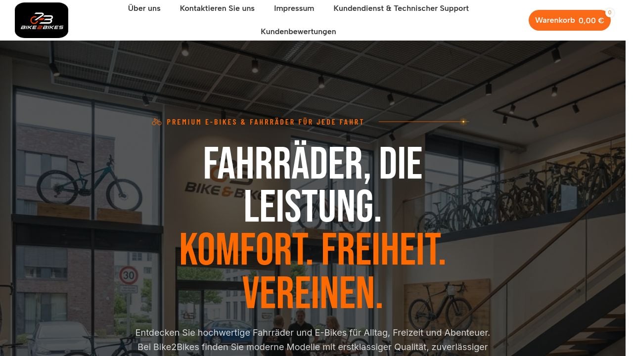 Screenshot of Bike2bikes.com
