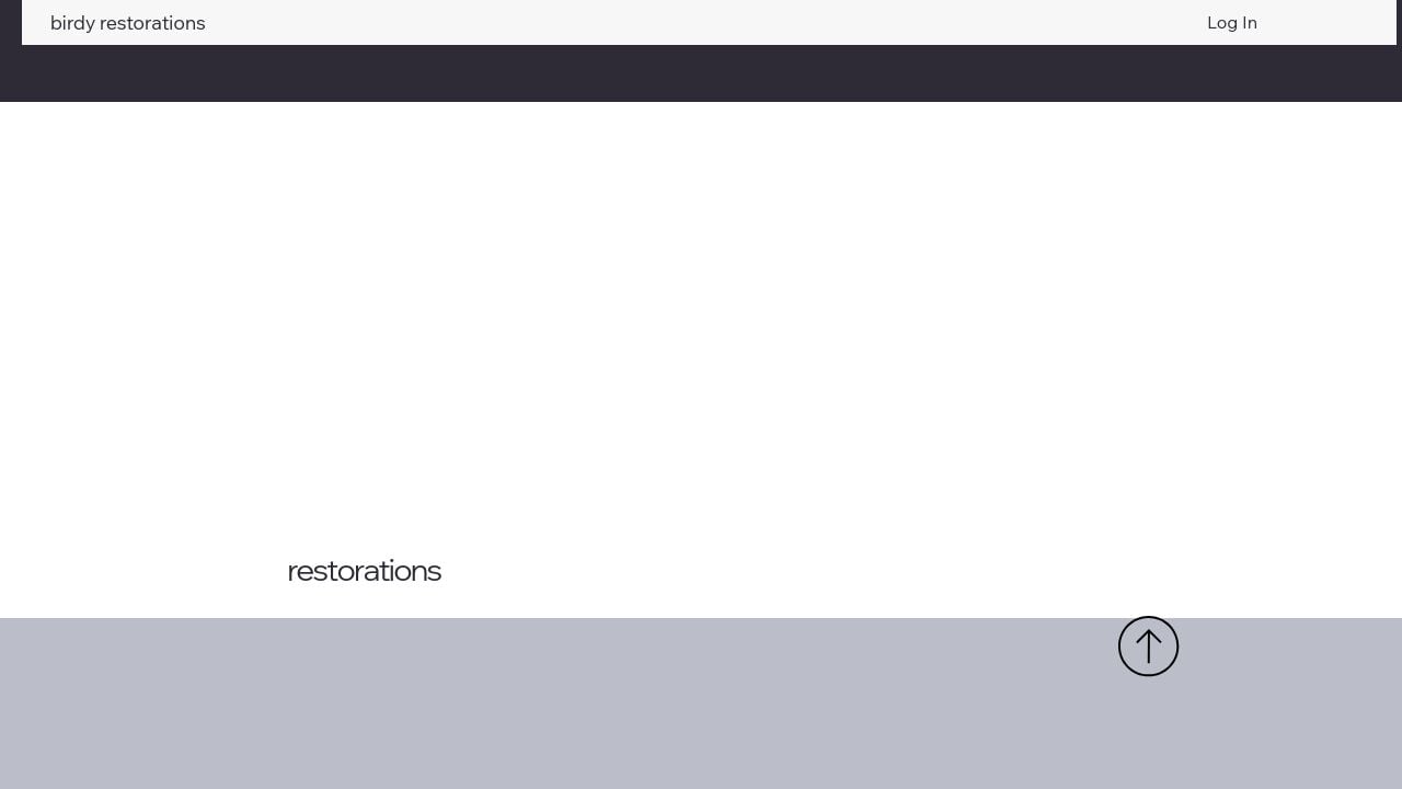 Screenshot of Birdyrestorations.com