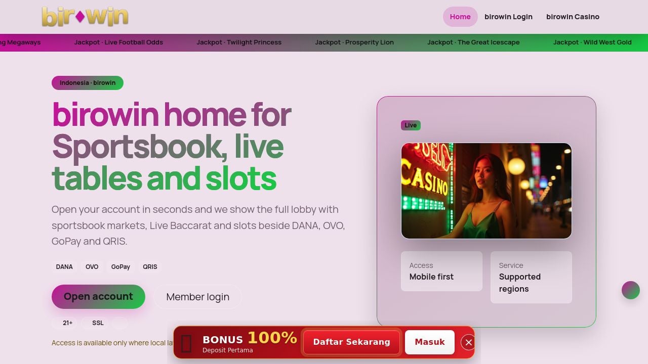 Screenshot of Birowin.club