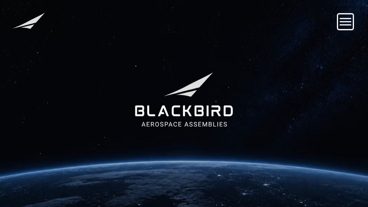 Screenshot of Blackbirdaero.us