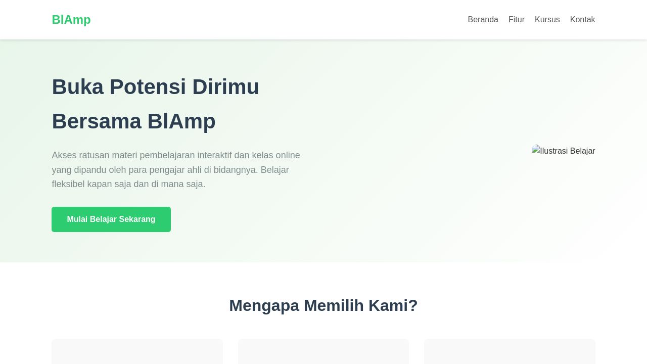 Screenshot of Blamp.space