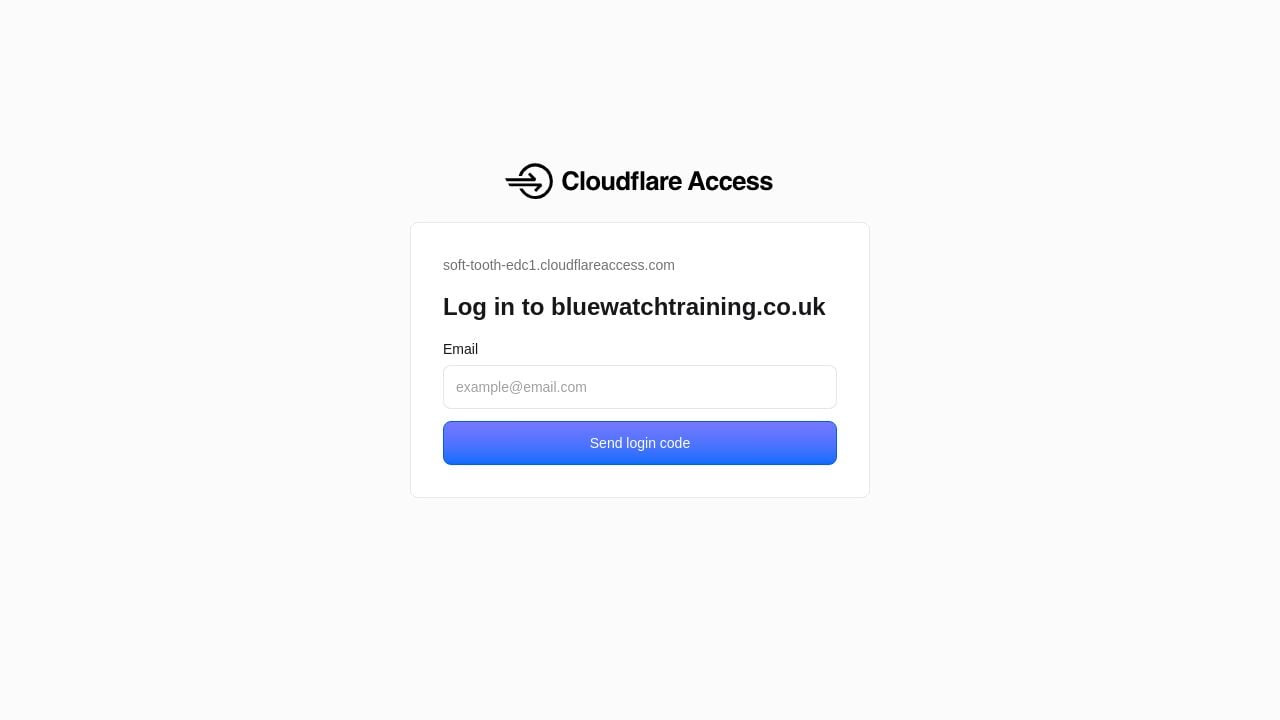 Screenshot of Bluewatchtraining.co.uk