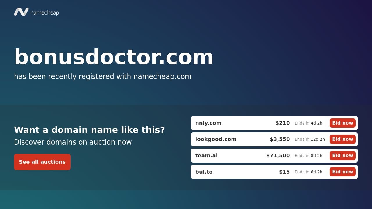Screenshot of Bonusdoctor.com