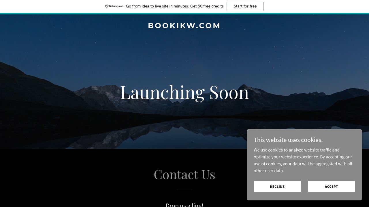 Screenshot of Bookikw.com