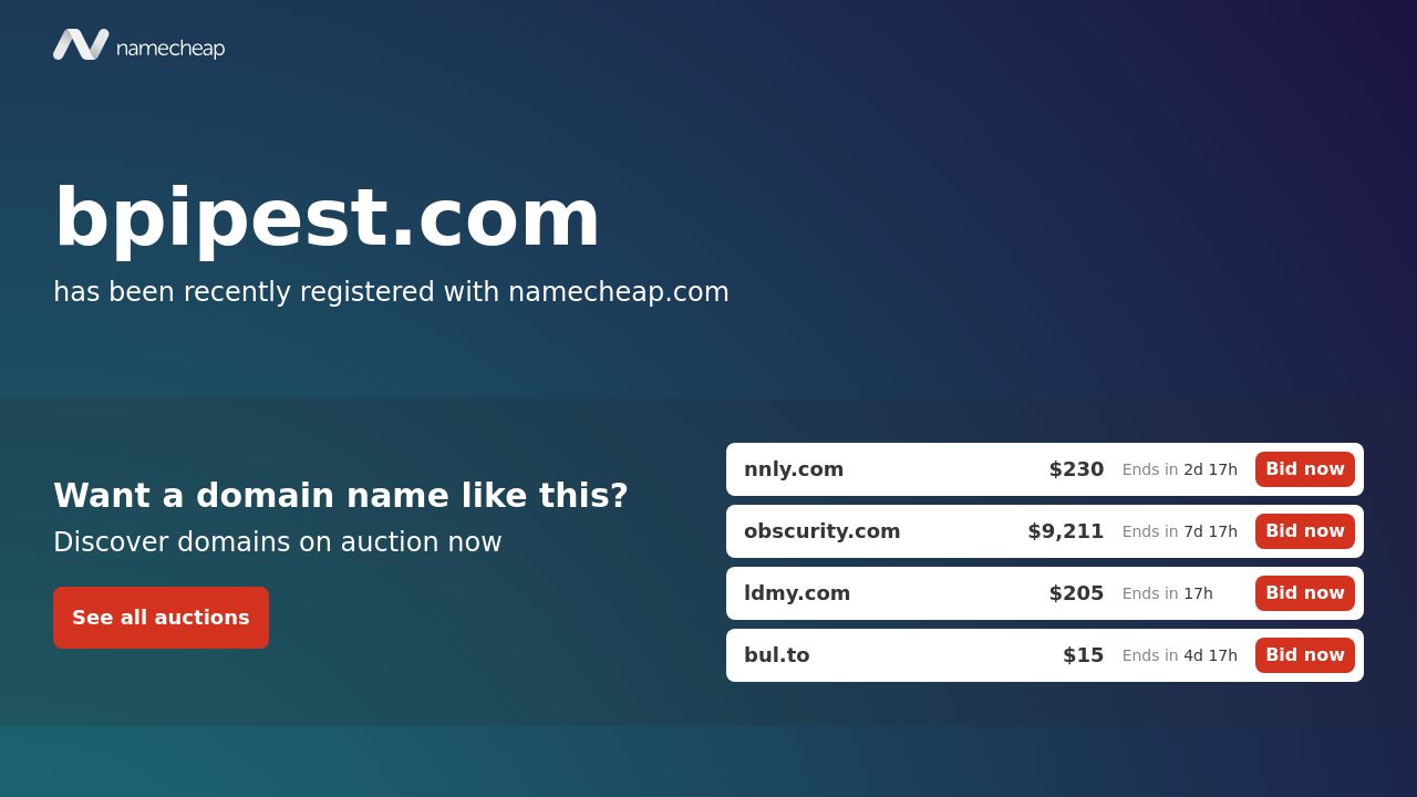 Screenshot of Bpipest.com