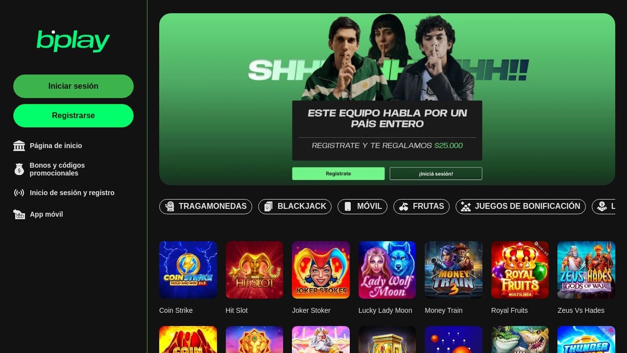 Screenshot of Bplay-oficial-argentina.com