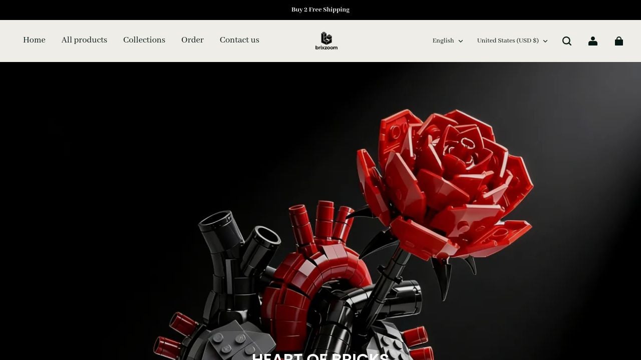 Screenshot of Brixzoom.com