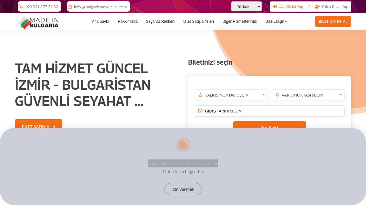 Screenshot of Bulgaristanyolcusu.com
