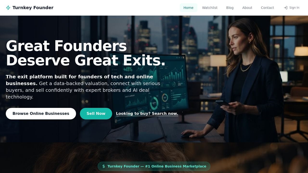 Screenshot of Businessesforsale.pro
