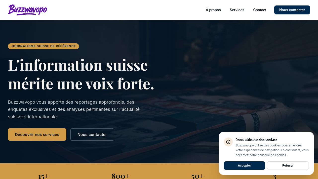 Screenshot of Buzzwavopo.info