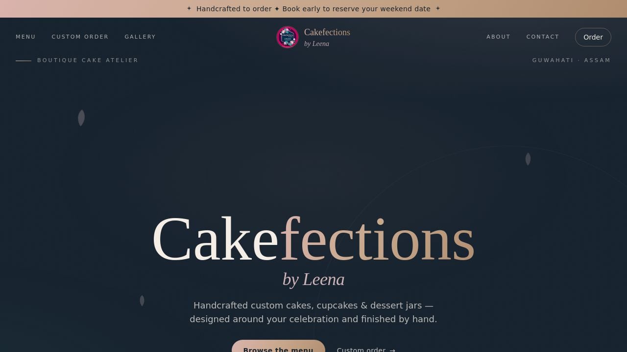 Screenshot of Cakefectionsbyleena.in