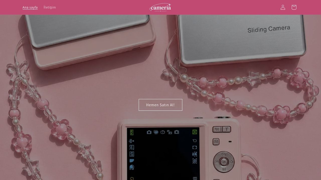 Screenshot of Cameria.store