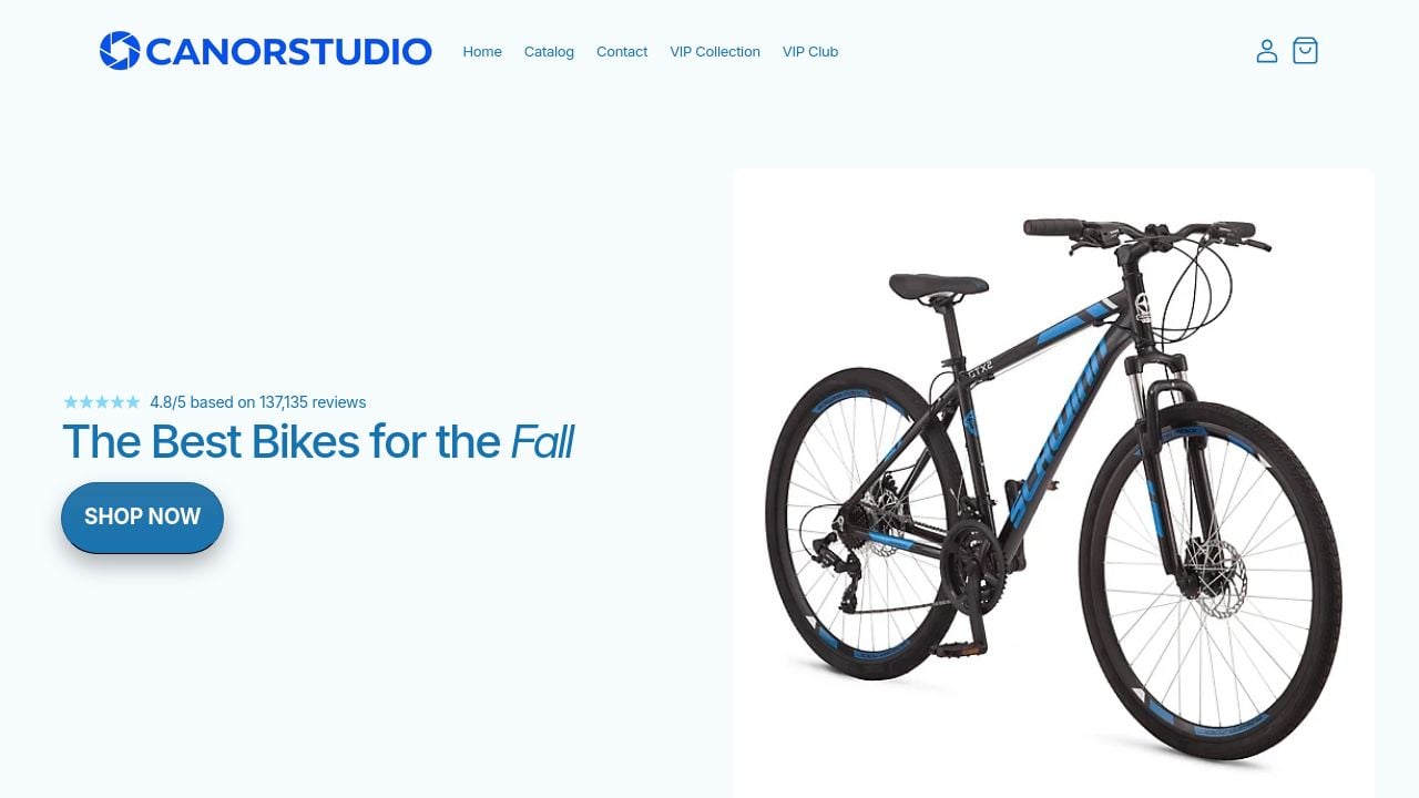 Screenshot of Canorstudios.com