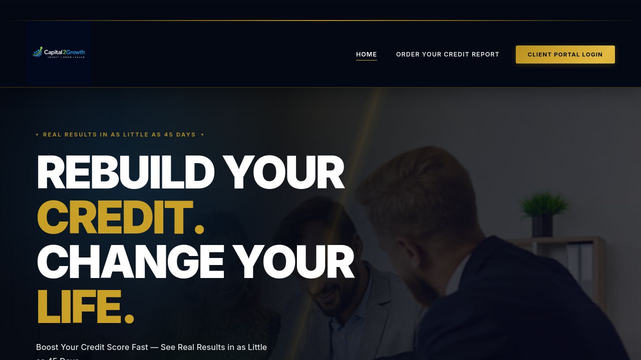 Screenshot of Capital2growth.com