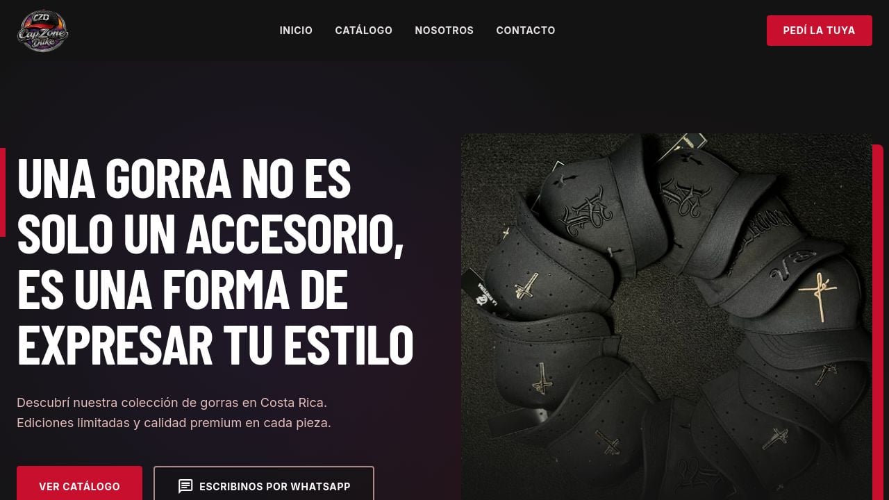 Screenshot of Capzoneduke.com
