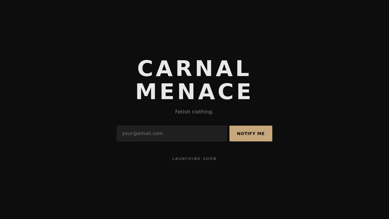 Screenshot of Carnalmenace.com