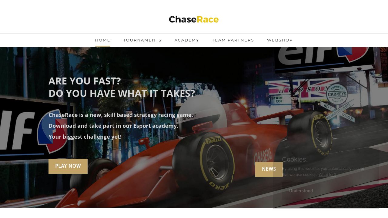 Screenshot of Chazerace.com