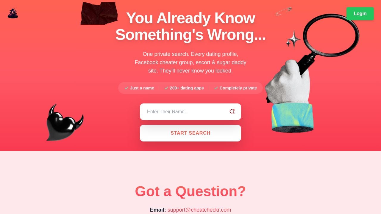Screenshot of Cheatcheckr.com