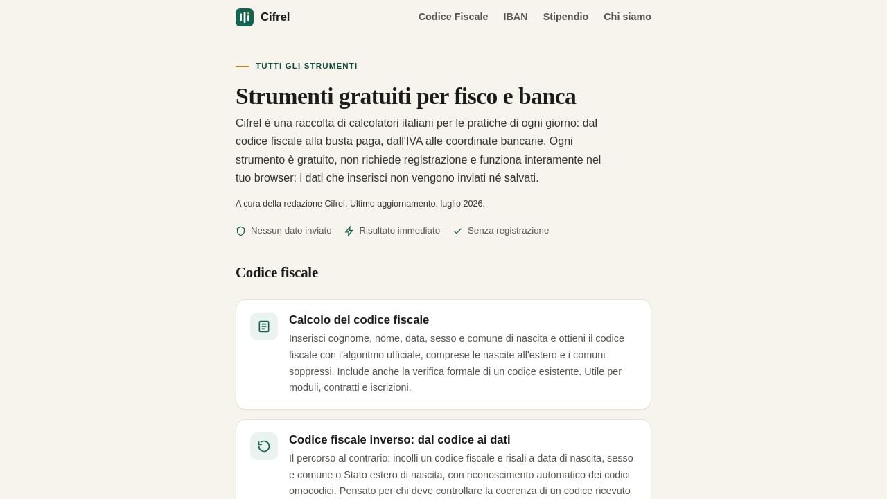 Screenshot of Cifrel.com