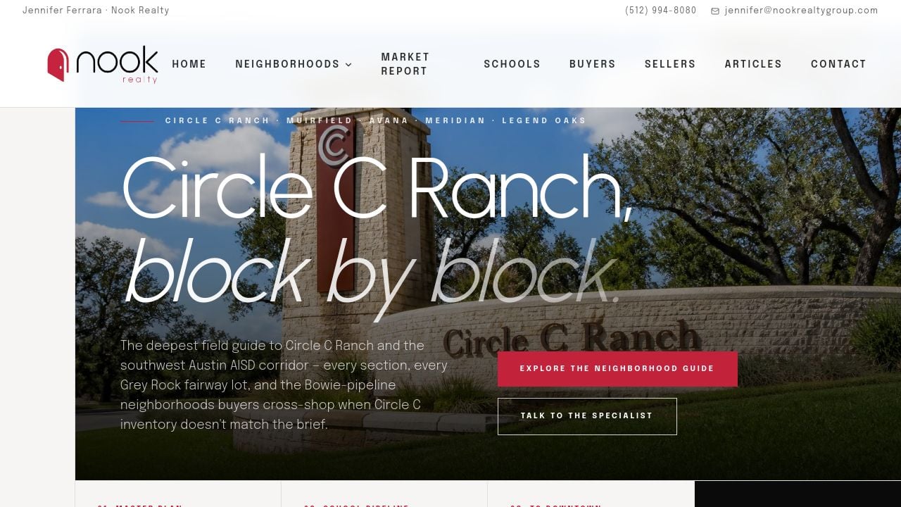 Screenshot of Circleranchhomes.com