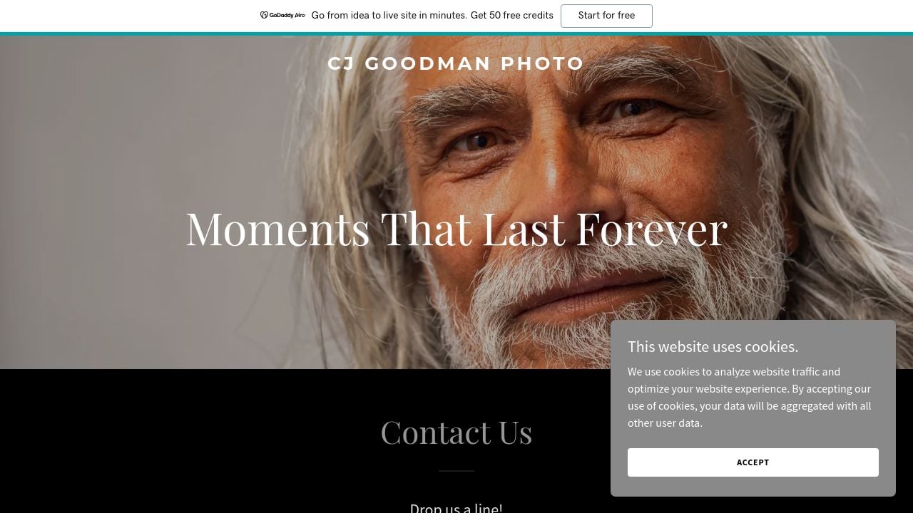 Screenshot of Cjgoodmanphoto.com