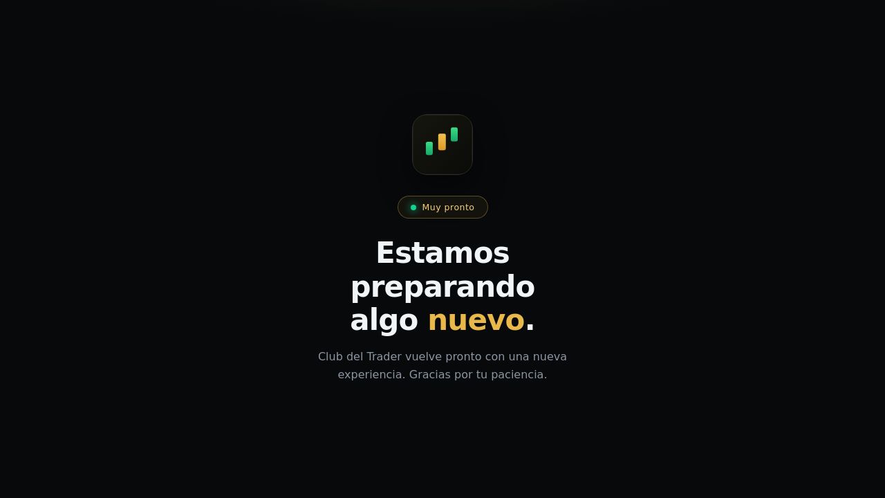 Screenshot of Clubdeltraderfx.com
