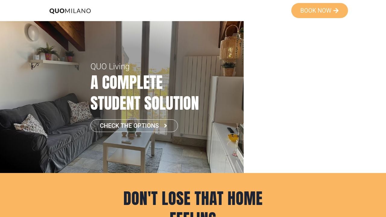 Screenshot of Colivingmilano.com