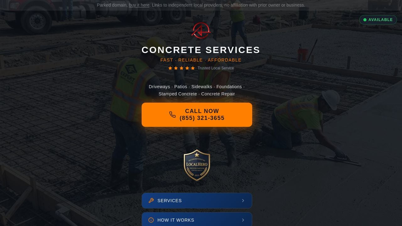 Screenshot of Concretebasementfloors.com