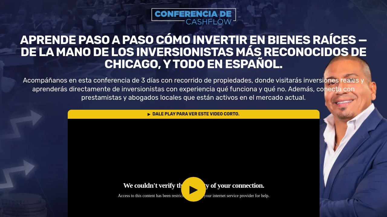 Screenshot of Conferenciade3dias.com