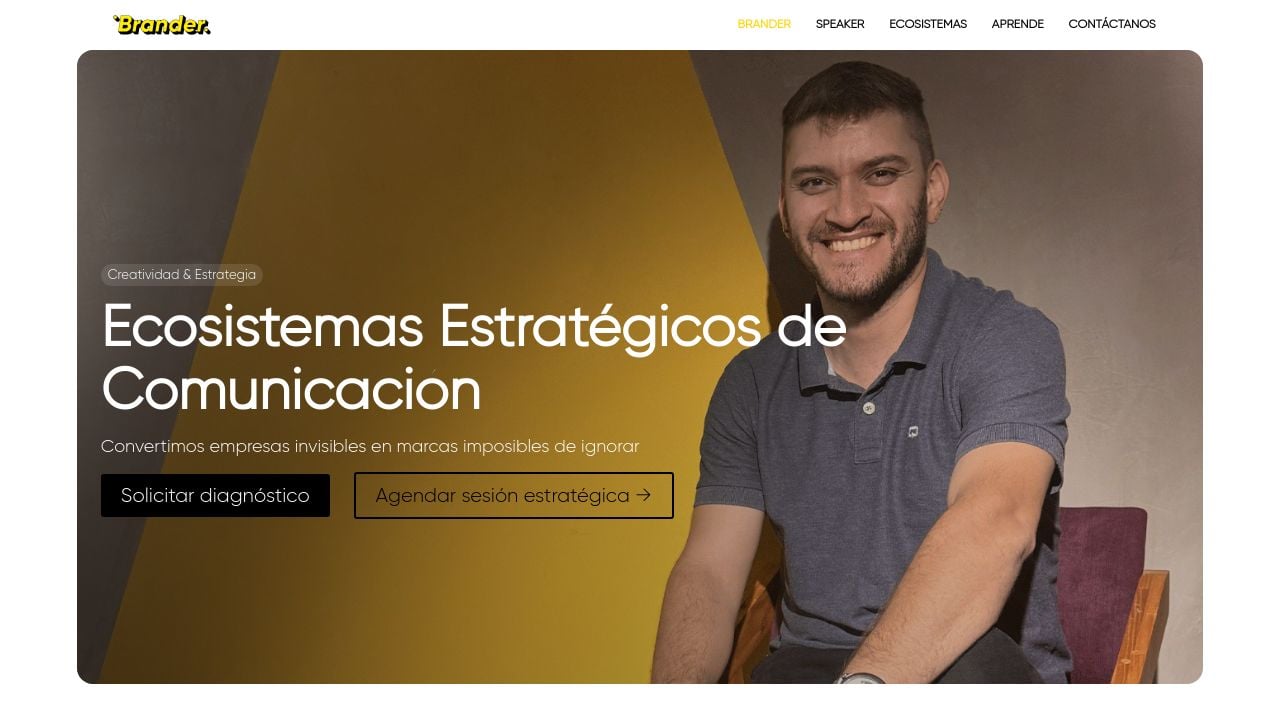 Screenshot of Consultorbrander.com