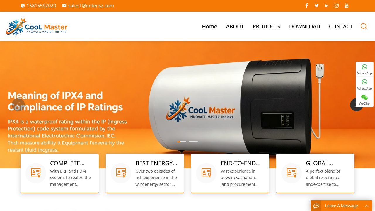 Screenshot of Coolmaster.xin