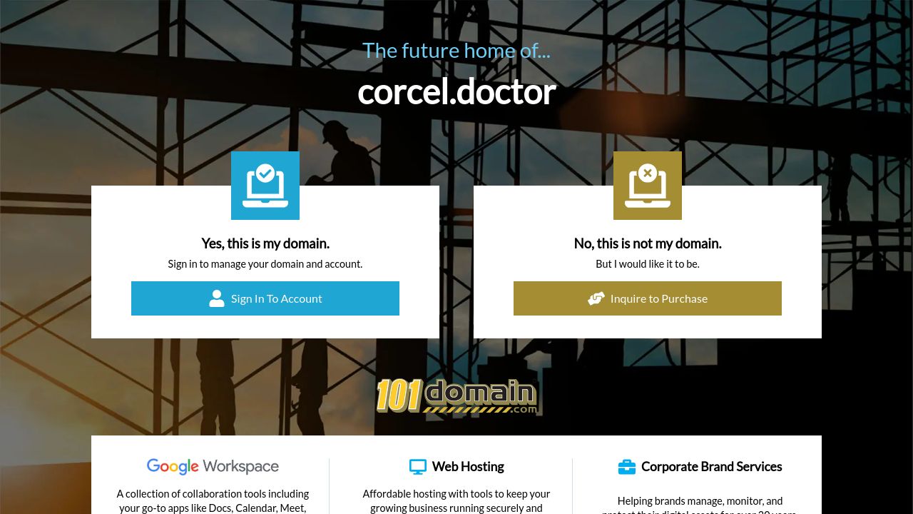 Screenshot of Corcel.doctor