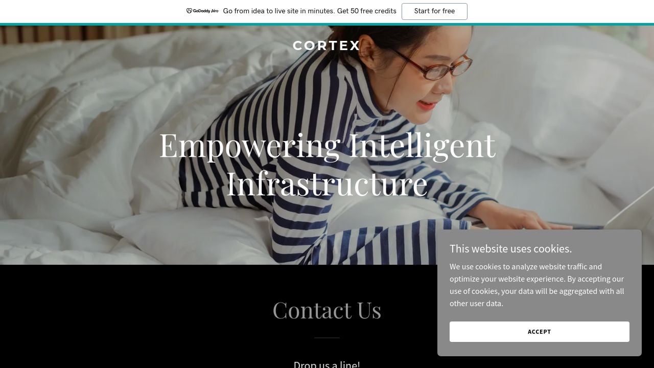 Screenshot of Cortexinfra.ai
