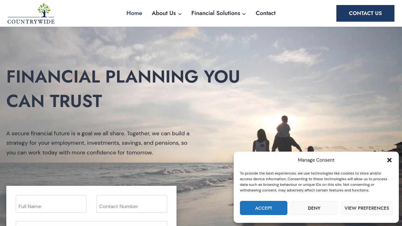 Screenshot of Countrywide-financial.co.uk