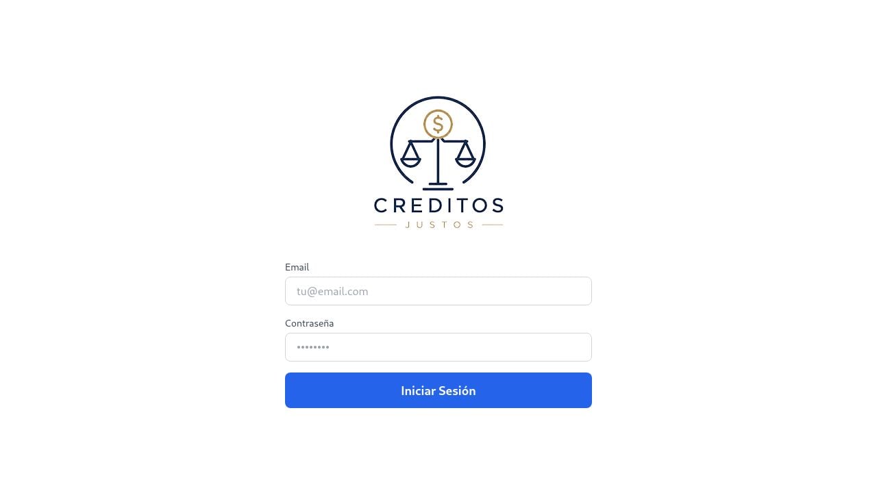 Screenshot of Credijustos.app