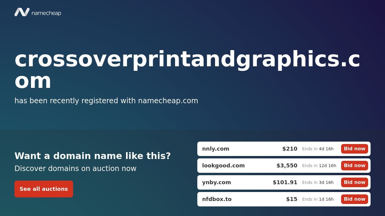 Screenshot of Crossoverprintandgraphics.com