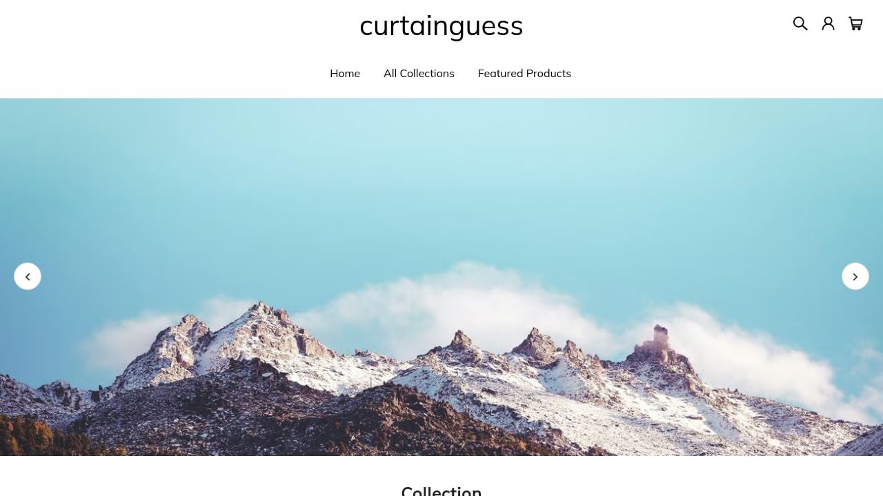 Screenshot of Curtainguess.com