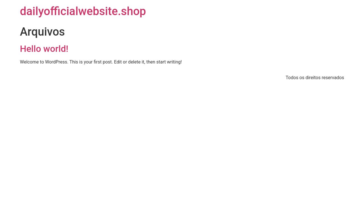 Screenshot of Dailyofficialwebsite.shop
