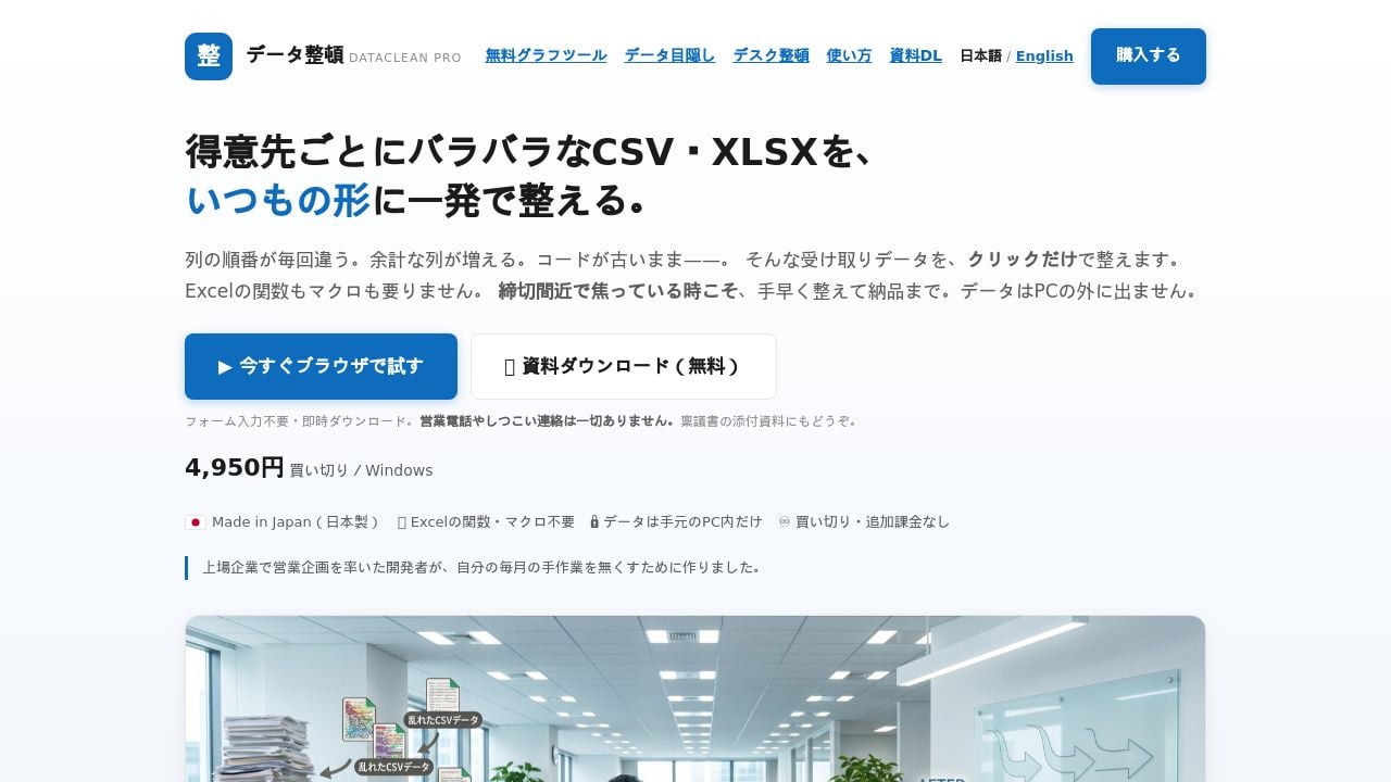 Screenshot of Data-clean-pro.com