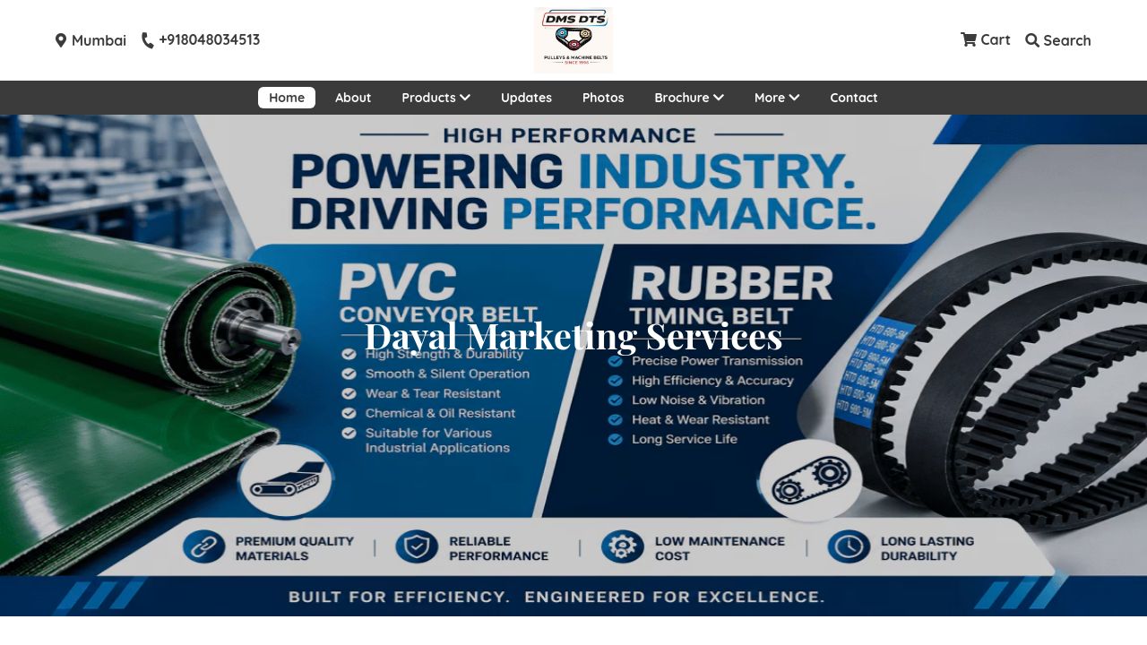 Screenshot of Dayalmarketingservices.in