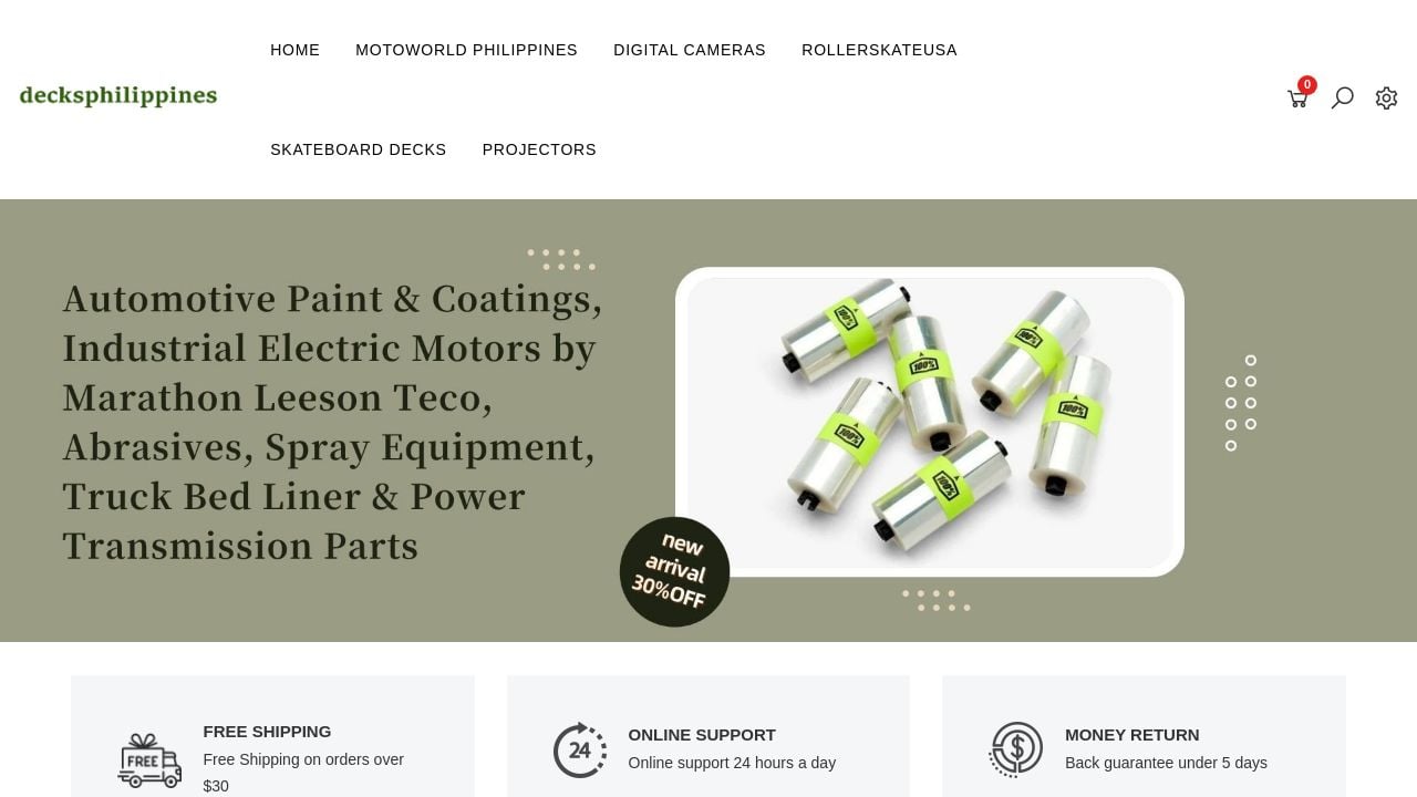 Screenshot of Decksphilippines.com