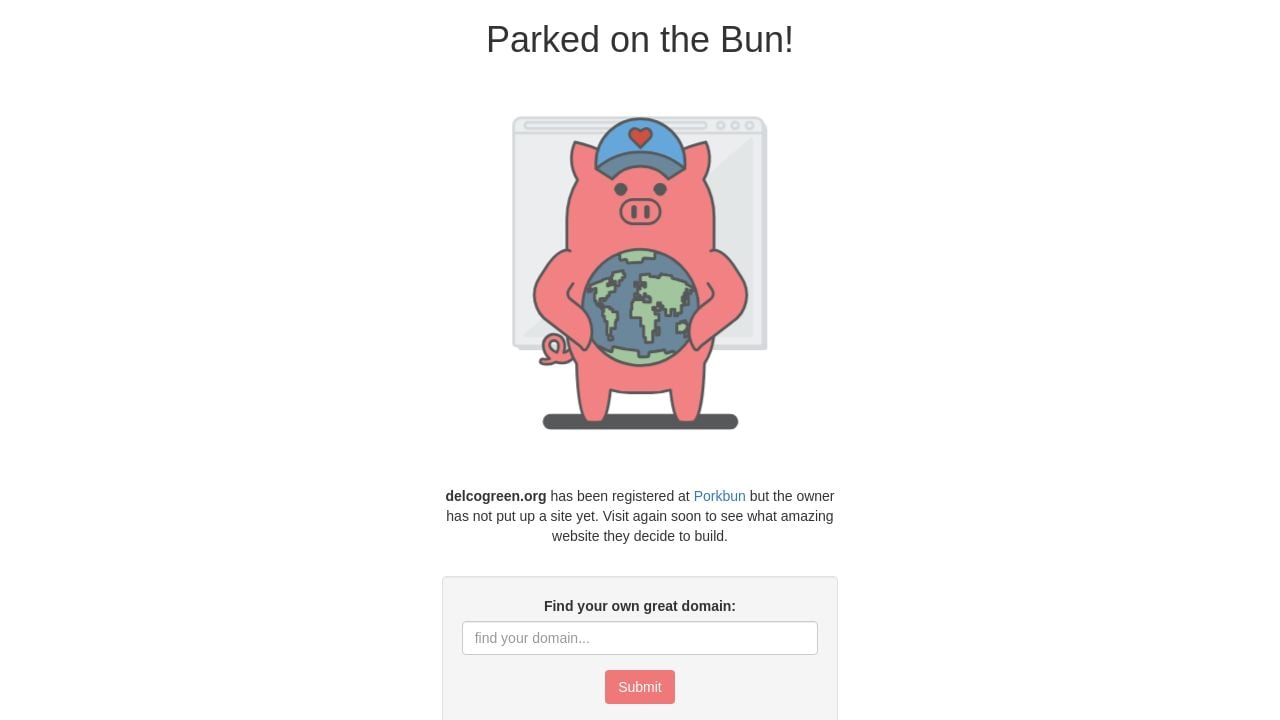 Screenshot of Delcogreen.org