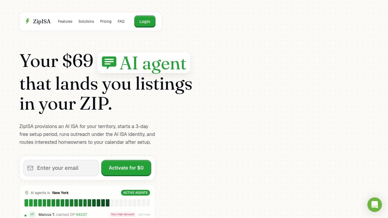 Screenshot of Dialerzip.com