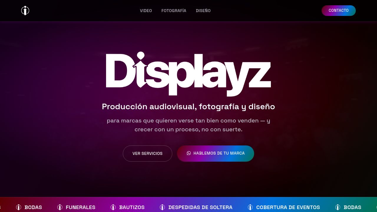 Screenshot of Displayz.studio