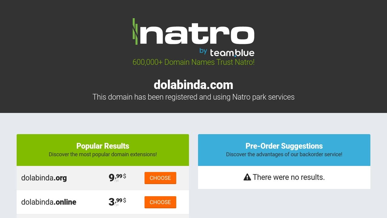 Screenshot of Dolabinda.com