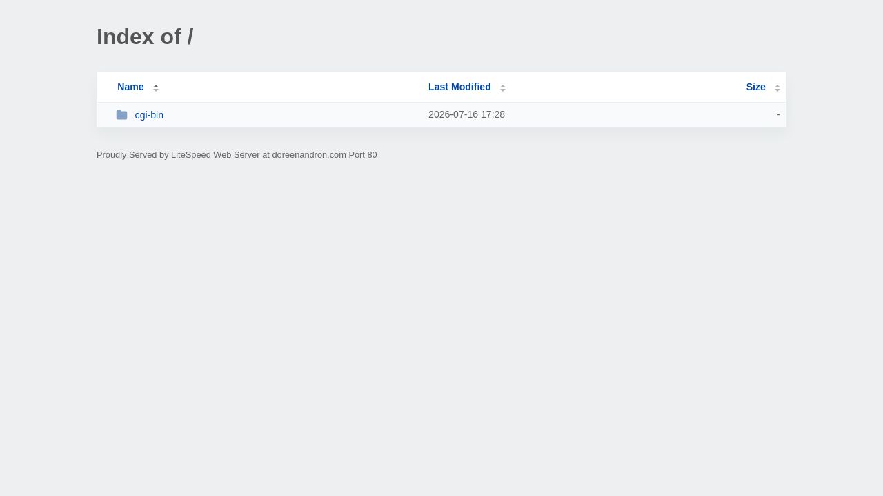 Screenshot of Doreenandron.com