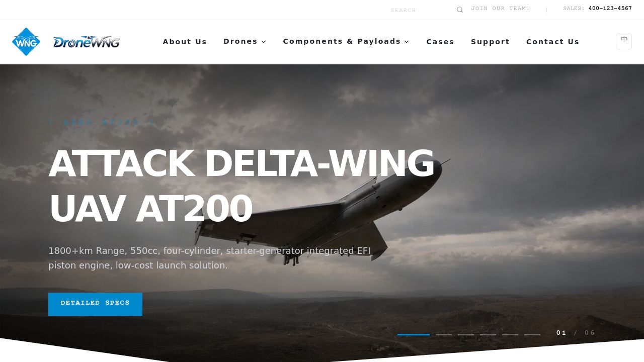 Screenshot of Dronewng.net