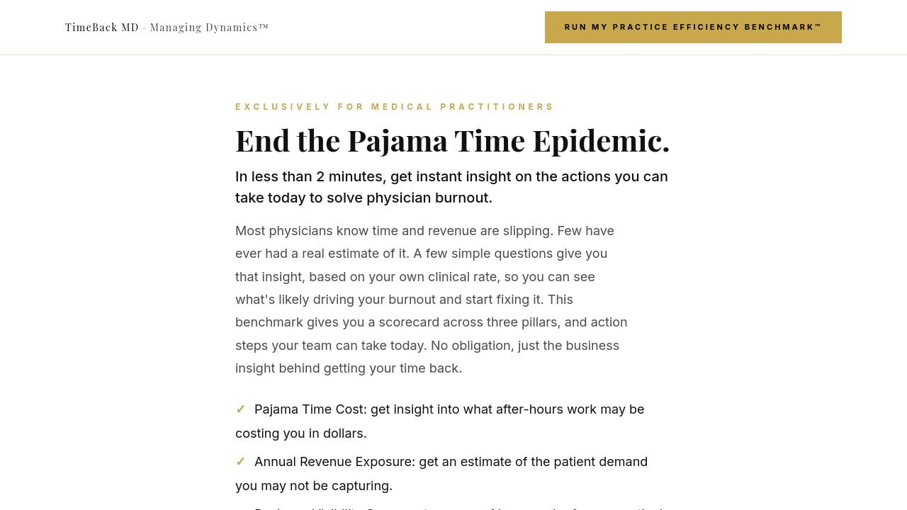 Screenshot of Drtimeisfreedom.com
