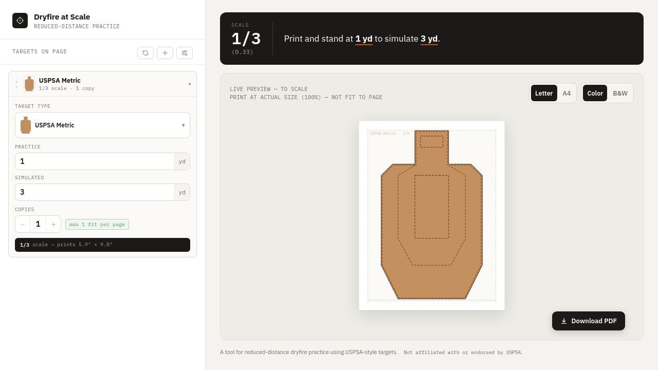 Screenshot of Dryfireatscale.com