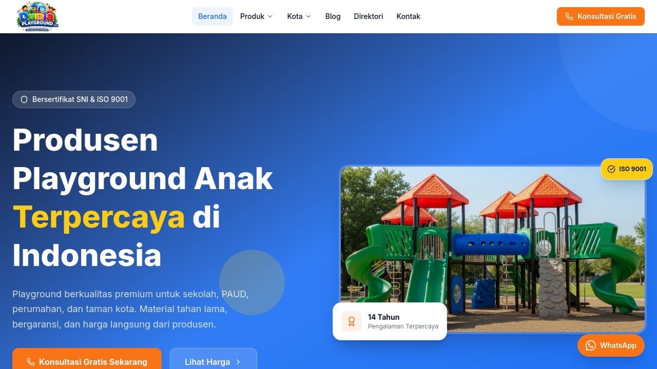 Screenshot of Duniaplayground.com